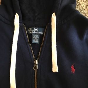 Polo dark navy hoodie